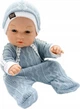 Пупс Baby Babble рухомі руки-ноги в комбінезоні сірий 25 см (BM3313-3GRY) - зображення 1