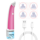 Вакуумный аппарат для лица Bubble Vacuum Blackhead Remover 4 насадки аккумуляторный Розовый для глубокой чистки пор и массажа кожи - изображение 1