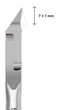 Profesjonalne cążki do skórek Staleks Pro Smart 10 7 mm (NS-10-7) (4820121591791) - obraz 4