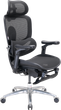 Fotel biurowy ergonomiczny Sihoo DORO C300 LITE V2 z podnóżkiem Czarny (4820216980110) - obraz 3