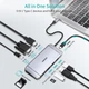 Док станція USB-C 9-в-1 (HDMI/VGA/картридер/LAN/USB-A), алюміній (HUB-M15-GY) - изображение 3