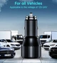 Автомобільне ЗУ , 2 порти, 63Вт, QC3.0+PD, пластик, чорний (TC0010-BK) - зображення 5