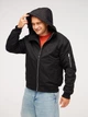 Куртка однотонна чоловіча GENUA G01210-0025 XL Чорний shop (2000999657559) - изображение 1