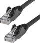 Patchcord Startech Cat 6 U/UTP (UTP) RJ-45 1 m Black (N6LPATCH1MBK) - obraz 1