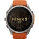 Смарт-годинник Garmin Fenix 9 Pro 51mm Titanium with Autumn Orange/Spark Orange Silicone Band (010-04337-05/06) [177391] - зображення 6