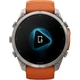 Смарт-годинник Garmin Fenix 9 Pro inReach 47mm Titanium with Autumn Orange/Spark Orange Silicone Band (010-04336-00/01) [177386] - зображення 11