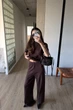 Трикотажне поло з коротким рукавом TS010 2607547521407 M/L Коричневий - изображение 3
