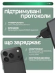 Мережевий зарядний пристрій GaN 65W PD QC4.0 швидка зарядка з цифровим дисплеєм для Apple iPhone iPad MacBook Samsung Xiaomi юсб блок адаптер живлення для айфона самсунга ноутбука телефона планшета з кабелем 2 Type C + USB Темно-сірий - зображення 3