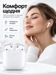 Наушники беспроводные LEXEGO Air 2 поколение блютуз с возможностью беспроводной зарядки и датчиком уха yu2g2 - изображение 3