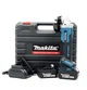 Аккумуляторная болгарка Makita DGA554ZL 48 В 5 А·ч угловая шлифмашина бесщеточная 125 мм 8500 об мин УШМ с 2 АКБ регулировкой оборотов блокировкой шпинделя М14 кейсом для резки металла плитки камня шлифовки зачистки - изображение 2