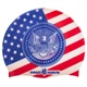Шапочка для плавання силіконова для дорослих USA M055303000W синій-червоний - зображення 1