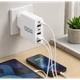Сетевое зарядное устройство на 6 портов с быстрой зарядкой 26X186 белый - изображение 5