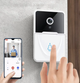 Беспроводной видеозвонок Wi-Fi с камерой HD аккумулятором 1000 мА·ч ночным видением датчиком движения двусторонней связью X Smart Home для дома квартиры - изображение 5