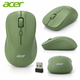 Бездротова миша Acer 2.4 ГГц, оптична USB мишка для ноутбука та ПК, зелена - изображение 2