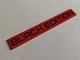 Металлическая 3D наклейка шильдик "RED-BLACK" 10.6х1.1 см — алюминиевая эмблема на авто, салон, багажник, мотоцикл, скутер и велосипед (Черно-красный), 1 шт - изображение 9