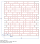 Многоразовый трафарет 97×97 + 97×43 см + 2 откоса, 3 мм — под кирпич Римский 210×50 мм, декоративная штукатурка стен - изображение 2