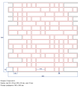 Многоразовый трафарет 94×94 + 94×44 см + 2 откоса, 3 мм — под кирпич Ригель DF 240×52 мм, декоративная штукатурка стен - изображение 2