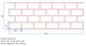Многоразовый трафарет 97×86 + 97×35 см + 2 откоса, 5 мм — под плитку Metro Mini 75×150 мм, декоративная штукатурка стен - изображение 3