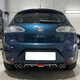 Накладка на задний бампер Сеат Леон SEAT Leon диффузор универсальный цвет черно серебристый - изображение 16