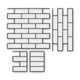 Многоразовый трафарет 94×89 + 94×45 см + 2 откоса, 3 мм — под плитку Плитка 100×300, декоративная штукатурка стен - изображение 1