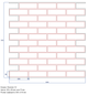 Многоразовый трафарет 93×91 + 93×46 см + 2 откоса, 3 мм — под кирпич Датский высокий HF 220×65 мм, декоративная штукатурка стен - изображение 2