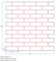 Многоразовый трафарет 91×91 + 91×46 см + 2 откоса, 3 мм — под кирпич Английский стандартный 215×65 мм - изображение 2