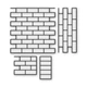 Многоразовый трафарет 85×86 + 85×35 см + 2 откоса, 3 мм — под плитку Плитка 75×200, декоративная штукатурка стен - изображение 1