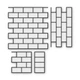 Многоразовый трафарет 85×89 + 85×45 см + 2 откоса, 3 мм — под плитку Плитка 100×200, декоративная штукатурка стен - изображение 1