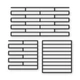 Многоразовый трафарет 83×41 см + 2 откоса, 3 мм — под кирпич Roman Wienerberger 400×40 мм, декоративная штукатурка стен - изображение 1
