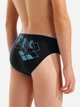 Подростковые плавки для мальчика Arena Tales Swim Briefs 009086-508 140 см Черный/Бирюзовый (3468337723875) - изображение 5