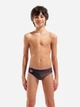 Детские плавки для мальчика Arena Dim Light Swim Briefs 008148-504 128 см Черный/Коралловый (3468337647553) - изображение 1