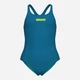 Подростковый слитный купальник для бассейна для девочки Arena Team Swimsuit Swim Pro Solid 004762-668 140 см Бирюзовый (3468337873068) - изображение 6