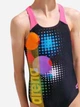 Детский слитный купальник для бассейна для девочки Arena Dots Swimsuit Swim Pro Back 010745-559 128 см Черный/Розовый (3468337752264) - изображение 4
