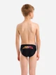 Подростковые плавки для мальчика Arena Lettering Swim Briefs 010865-500 152 см Черные (3468337759980) - изображение 2