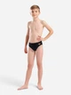 Подростковые плавки для мальчика Arena Lettering Swim Briefs 010865-500 152 см Черные (3468337759980) - изображение 3