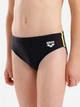 Подростковые плавки для мальчика Arena Swim Briefs Solid 008371-583 164 см Черный/Желтый (3468337741190) - изображение 4