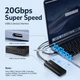 Внешний карман Blueendless M6NA для NVMe (PCIe) M2 SSD USB 3.2 Gen 2x2 Type-C - изображение 4