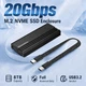 Внешний карман Blueendless M6NA для NVMe (PCIe) M2 SSD USB 3.2 Gen 2x2 Type-C - изображение 9