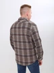 Сорочка чоловіча коричнева байкова картата 1712-63 XL - зображення 5
