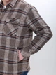 Сорочка чоловіча коричнева байкова картата 1712-63 XL - зображення 8