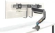 Настольный кронштейн для двух мониторов Kensington SmartFit Dual Monitor Arm K58272WW серый (K58272WW) - изображение 2