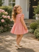 Платье муслиновое Sweet Bow Kiddo персиковый 98 см - изображение 2