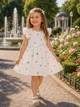 Платье Candy Hearts Kiddo белый 104 см - изображение 1