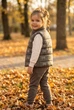 Комплект с жилеткой и принтом LOVE Kiddo серый 98 см - изображение 2
