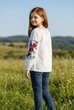 Дитяча вишиванка для дівчинки з маками та квітами Kiddo Білий розмір 146 (KIDDO-FFCCC8083F0F4595BC2AEFFF696028D9) - зображення 2