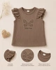 Футболка Butterfly Magic Kiddo коричневий 116 см - зображення 3
