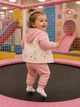 Комплект-тройка “Little Bunny” Kiddo пудровый 68 см - изображение 2