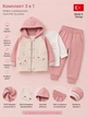 Комплект-тройка “Little Bunny” Kiddo пудровый 68 см - изображение 3