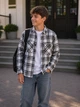 Рубашка Urban Flannel Kiddo белый 140 см - изображение 1