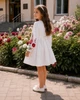 Сукня вишита «Українські квіти» Kiddo белый с красным 110 см - изображение 2